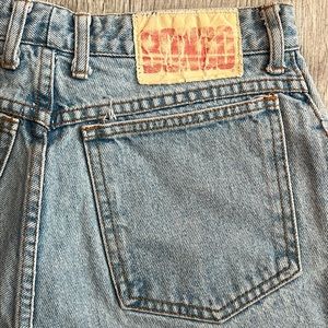 Vintage BONGO by Gene Montesano Denim High Waisted Mom Shorts Juniors Size 13